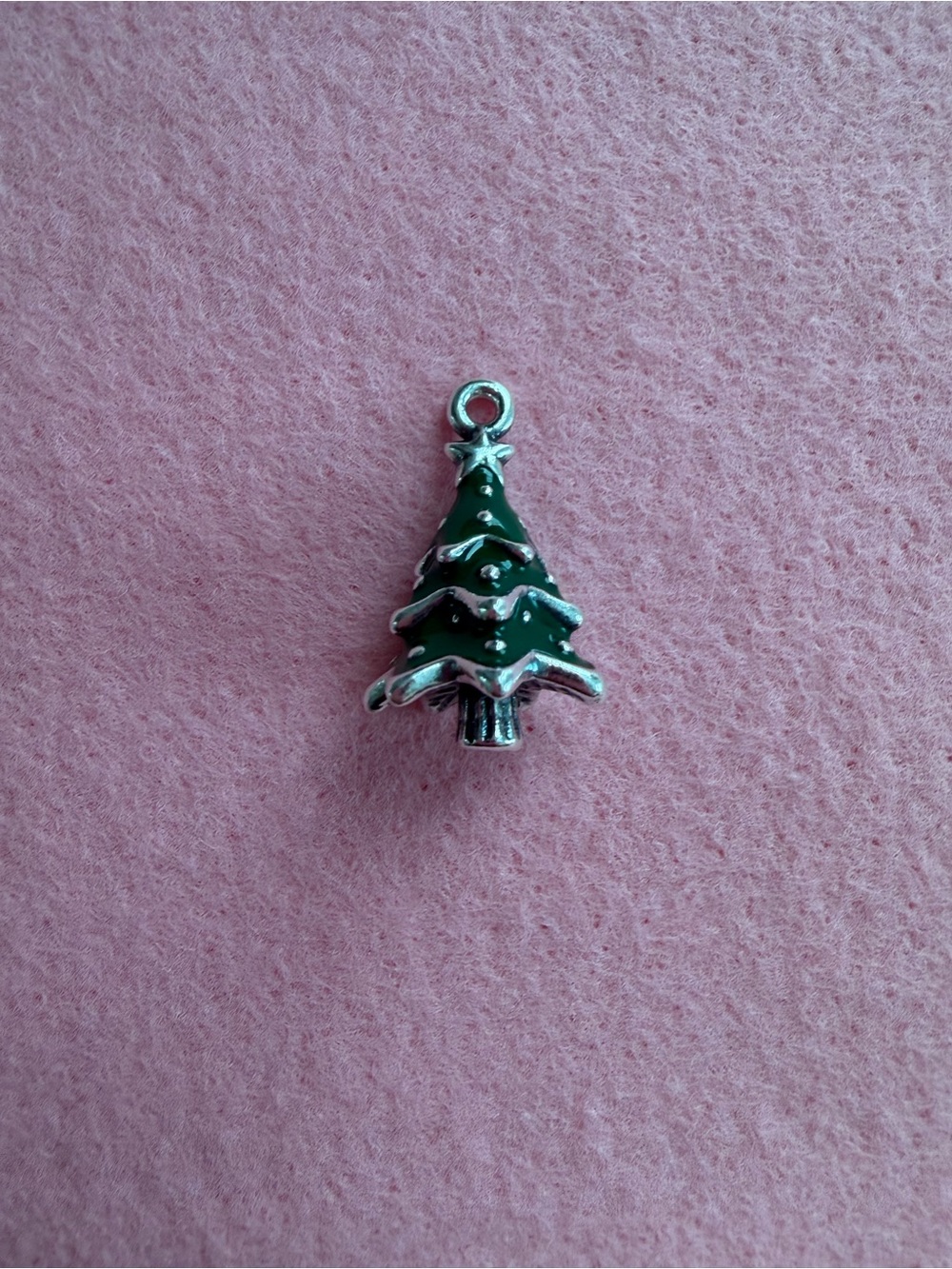 James Avery Green Christmas Tree Charm